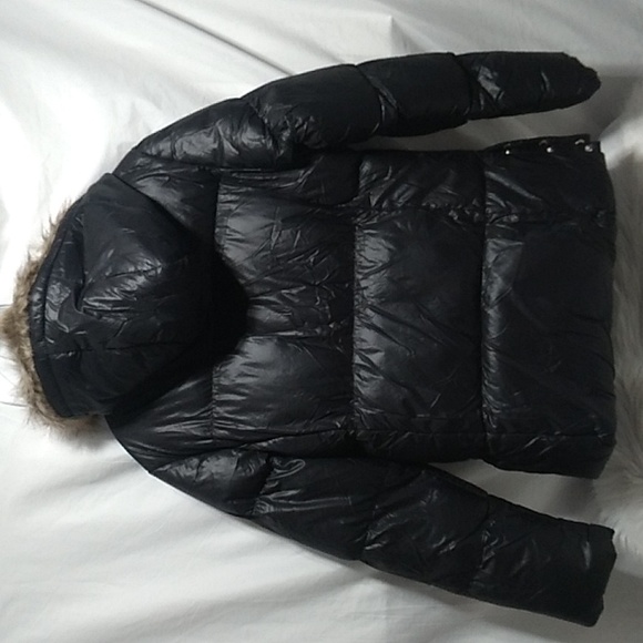 RARE! LJR JR Puffer Coat Zip/Snap Button Closure Sz.L - Picture 8 of 15